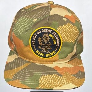 Neff Multicolor Camo Cap with Patch